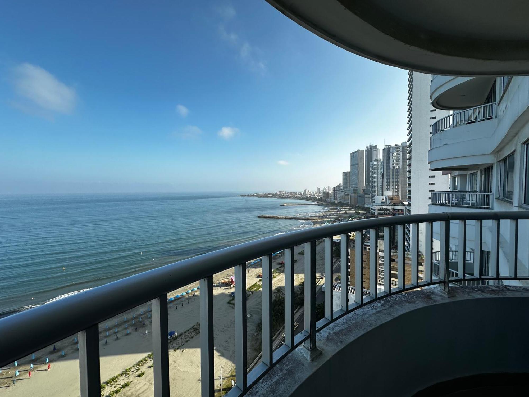 Apartamento Con Vista Al Mar Piso 19 Bocagrande Cartagena Екстериор снимка