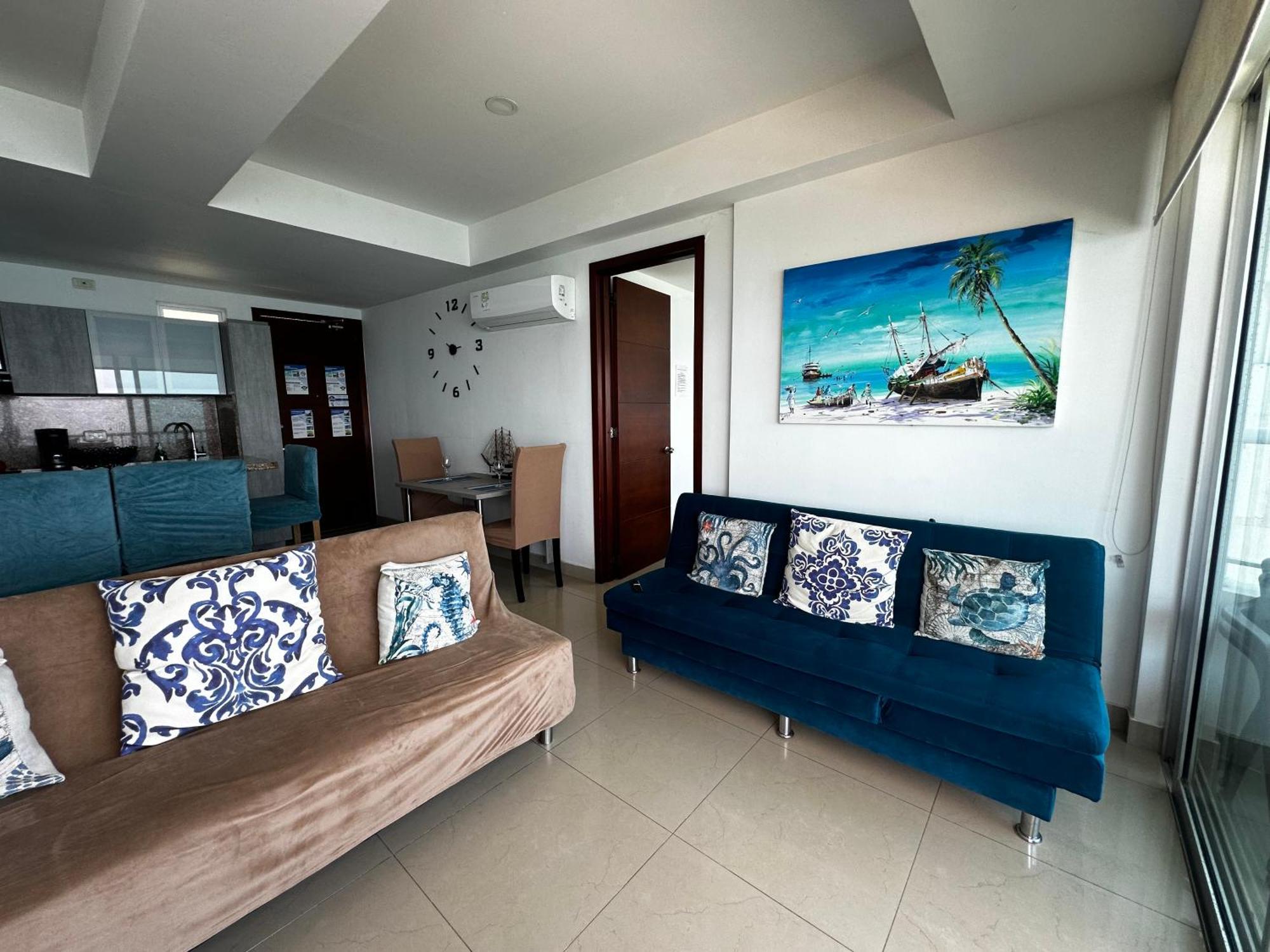 Apartamento Con Vista Al Mar Piso 19 Bocagrande Cartagena Екстериор снимка