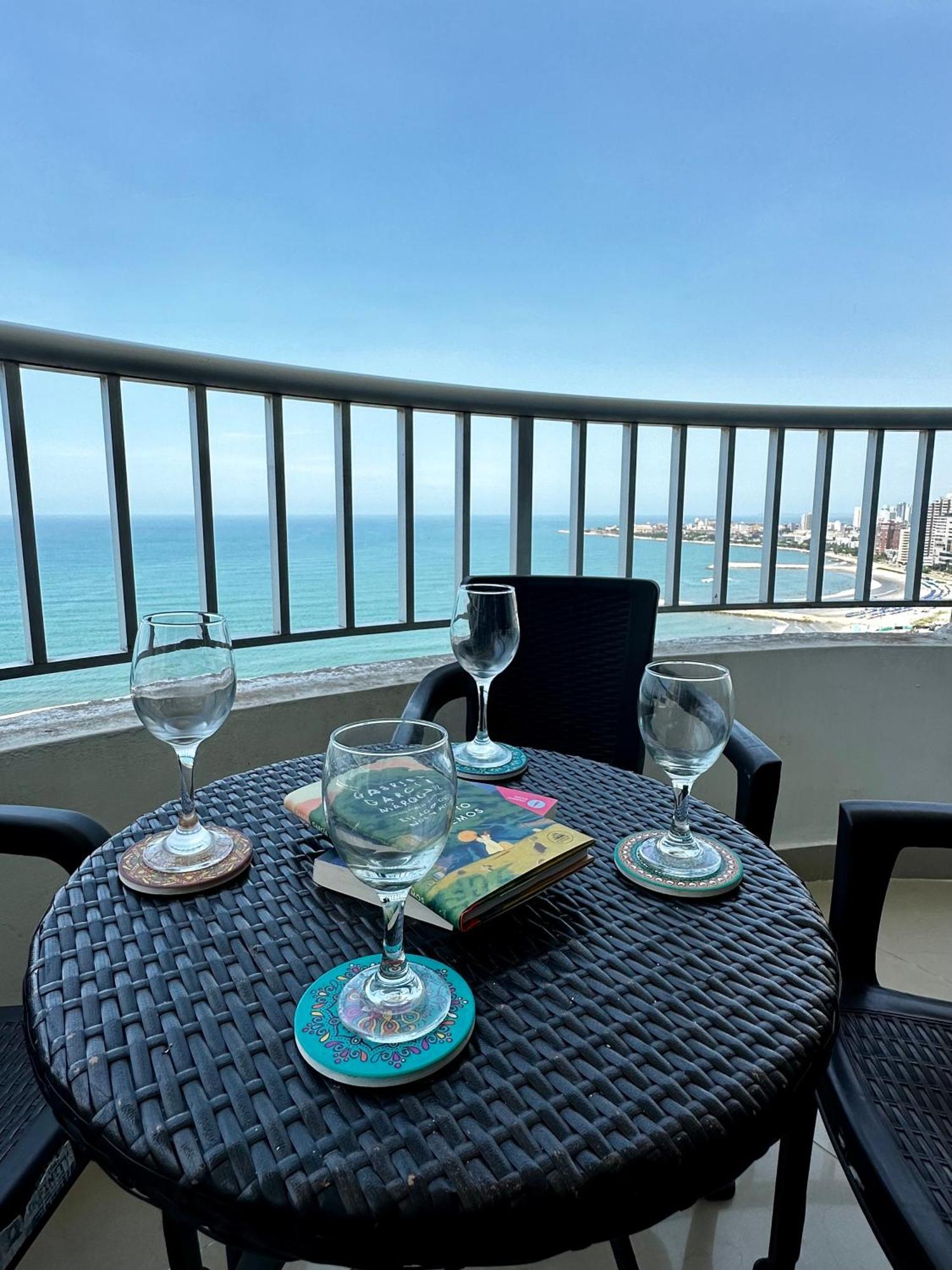 Apartamento Con Vista Al Mar Piso 19 Bocagrande Cartagena Екстериор снимка