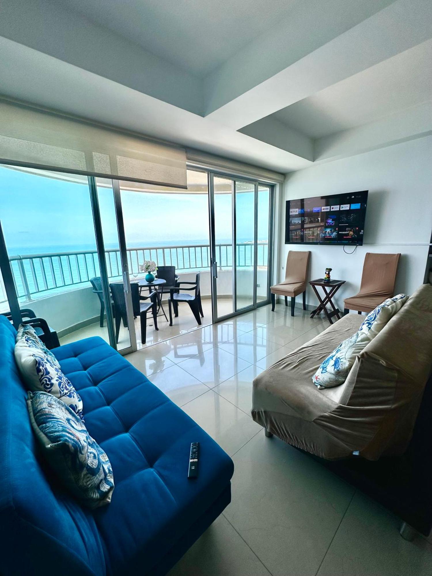 Apartamento Con Vista Al Mar Piso 19 Bocagrande Cartagena Екстериор снимка